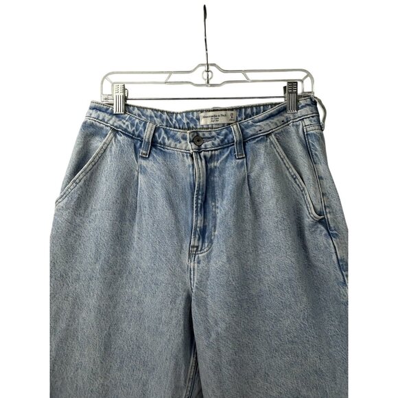 Abercrombie & Fitch Womens 29/8 The Loose High Rise Curve Love Jeans Bootcut - Picture 13 of 15